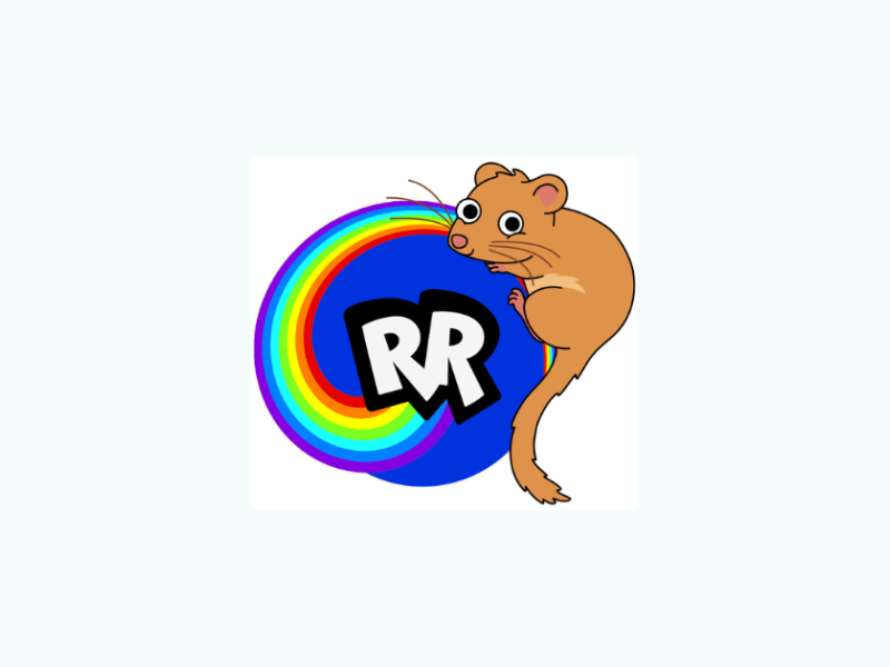 Ramasjang Redder hasselmusen logo